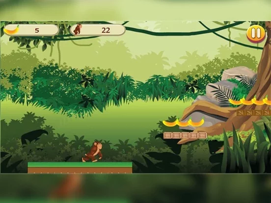 Изображение игры: Jungle Monkey Runner
