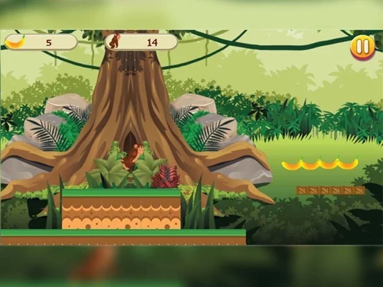 Изображение игры: Jungle Monkey Runner