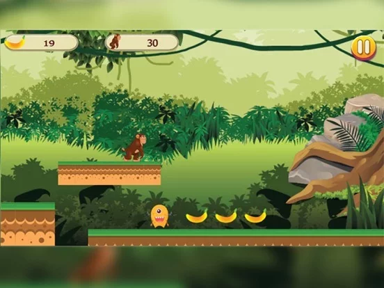 Изображение игры: Jungle Monkey Runner
