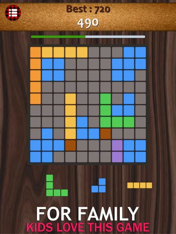 Изображение игры: Logic Blocks - Brick Puzzle Lumber Version