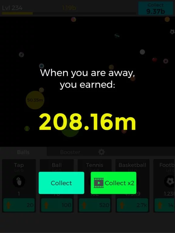 Изображение игры: Balls Clicker
