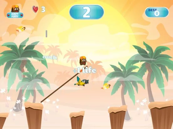 Изображение игры: Paw Master the Jumpy Brown Puppy