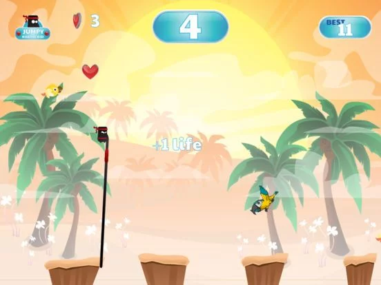 Изображение игры: Jumpy Karate Kid - Pole Vault Over the Obstacles