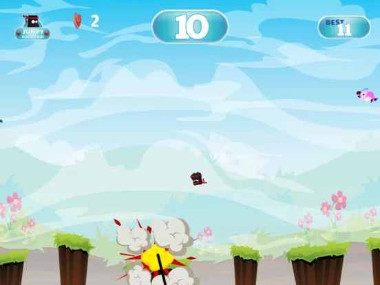 Изображение игры: Jumpy Karate Kid - Pole Vault Over the Obstacles