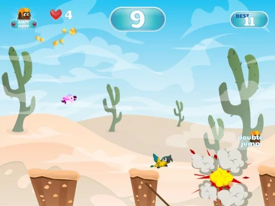Изображение игры: Paw Master the Jumpy Brown Puppy
