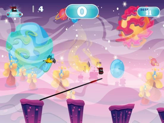 Изображение игры: Jumpy Karate Kid - Pole Vault Over the Obstacles