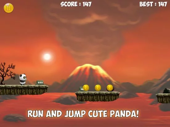Изображение игры: Panda Baby Pop: Endless Runner