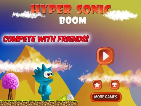 Изображение игры: Hyper Sonic Boom - Run, Jump and Fly