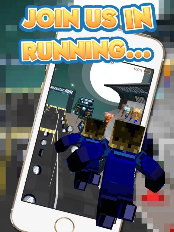 Изображение игры: Fantasy Heroes Running Blocks Games