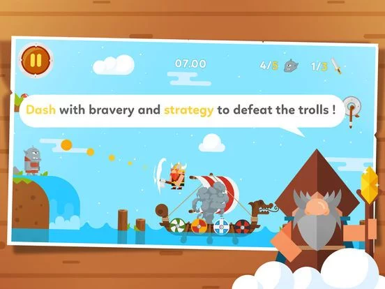 Изображение игры: Viking-Dash