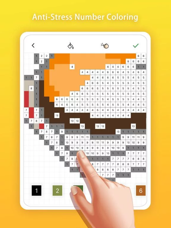 Изображение игры: Pixel.ly - Color by Number Pic