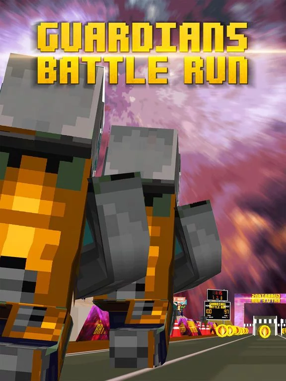 Изображение игры: Guardian Skins 3D Block Running Lite Games