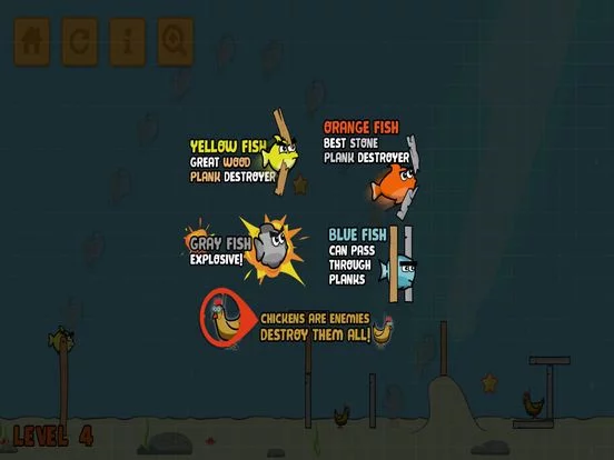 Изображение игры: Fish vs Chicken