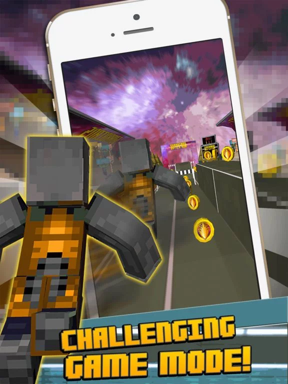 Изображение игры: Guardian Skins 3D Block Running Lite Games