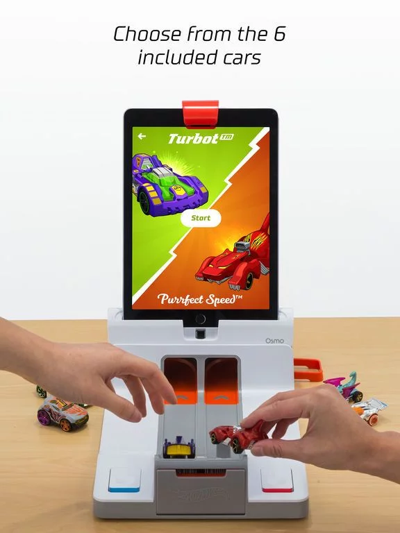 Изображение игры: Osmo Hot Wheels MindRacers