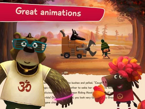 Изображение игры: Green Riding Hood: Read Aloud