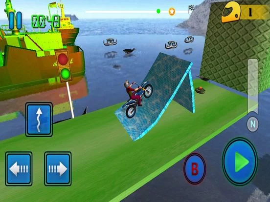 Изображение игры: Mini Water Track Tricky Bike-s