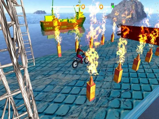 Изображение игры: Mini Water Track Tricky Bike-s