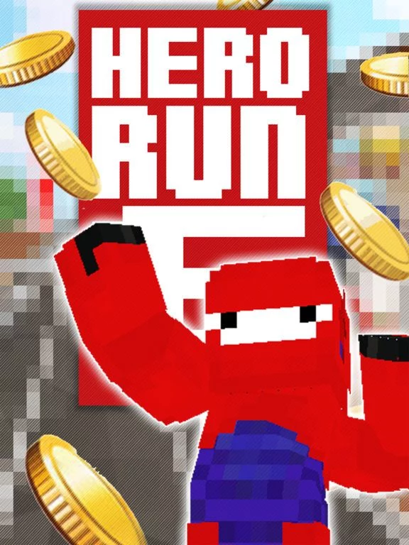 Изображение игры: 3D Hero Block Skins Run Games