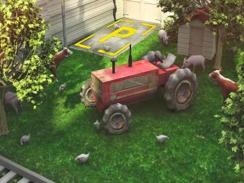 Изображение игры: 3D Tractor Parking Driving Simulator - Realistic Farm SIM