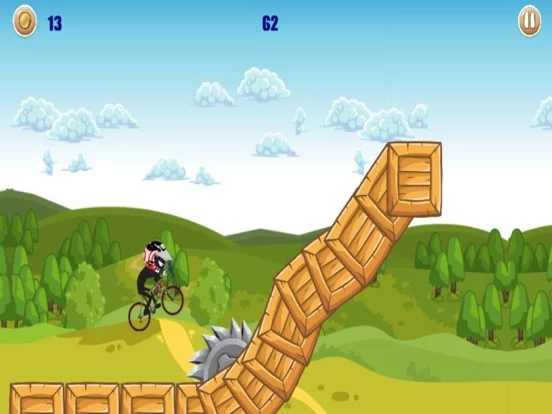 Изображение игры: BMX Stickman Race - eXtreme Freestyle Racing & Crazy Stunts Games