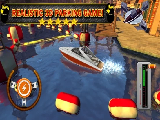 Изображение игры: Ace 3D Boat Parking Speedboat Driving Simulator