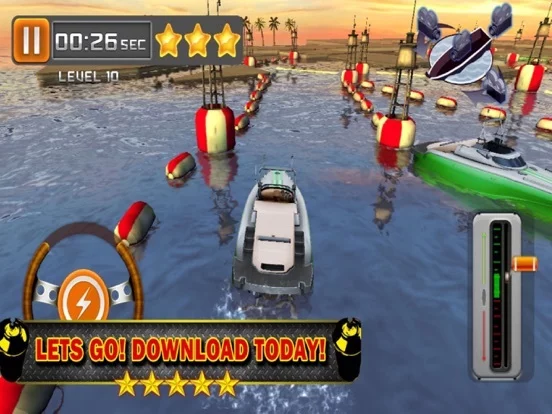 Изображение игры: Ace 3D Boat Parking Speedboat Driving Simulator