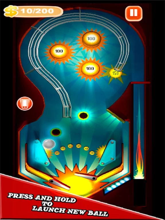 Изображение игры: Pinball Flipper Stars
