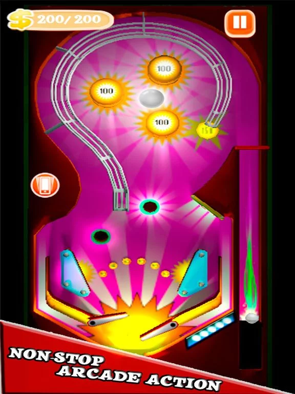 Изображение игры: Pinball Flipper Stars
