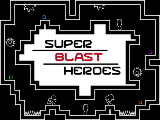 Изображение игры: Super Blast Heroes – Retro Platform Game