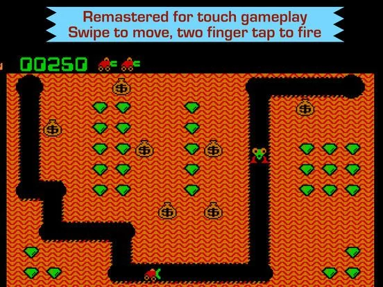 Изображение игры: Digger - Classic retro arcade game