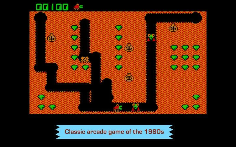 Изображение игры: Digger - Classic arcade game