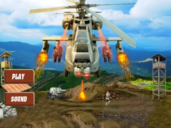 Изображение игры: Gunship Attack 2017