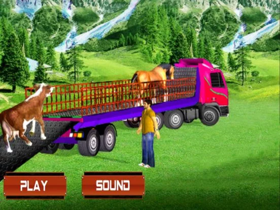 Изображение игры: Euro Animal Truck Drive 3D