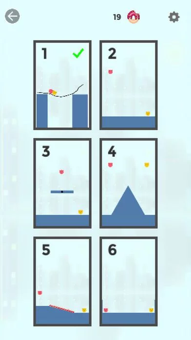 Изображение игры: Draw Meow - line physics game