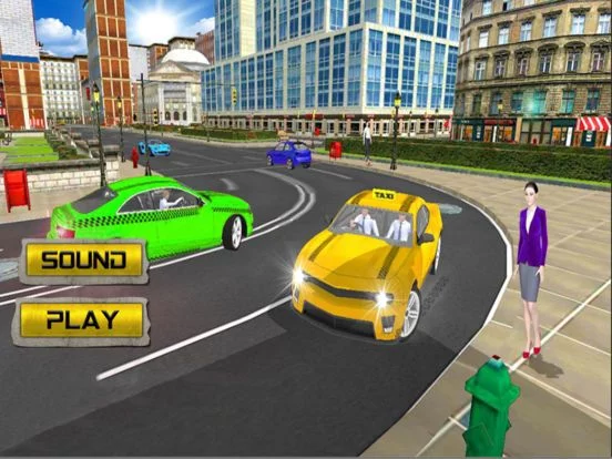 Изображение игры: Modern Taxi Parking 2018
