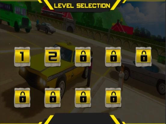 Изображение игры: Modern Taxi Parking 2018