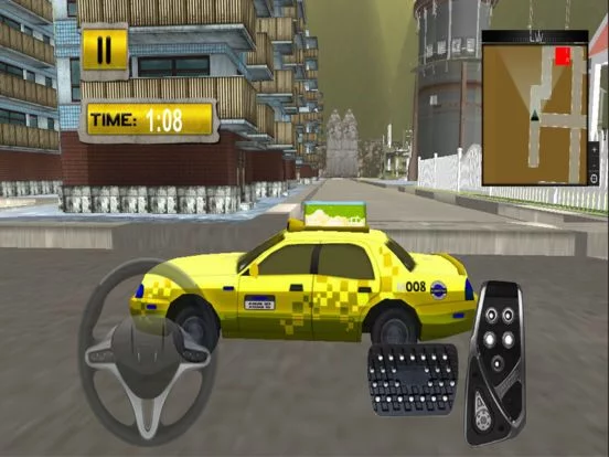 Изображение игры: Modern Taxi Parking 2018