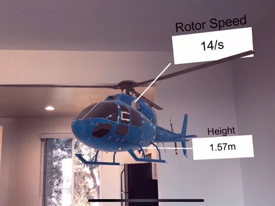 Изображение игры: Helicopter Pilot AR