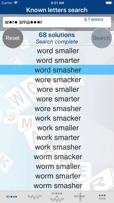 Изображение игры: Word Smasher