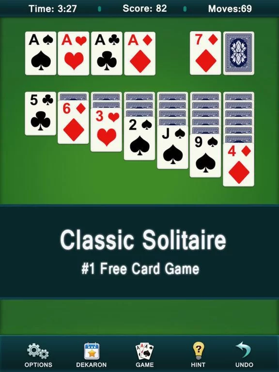 Изображение игры: Solitaire Free - Classic Klondike
