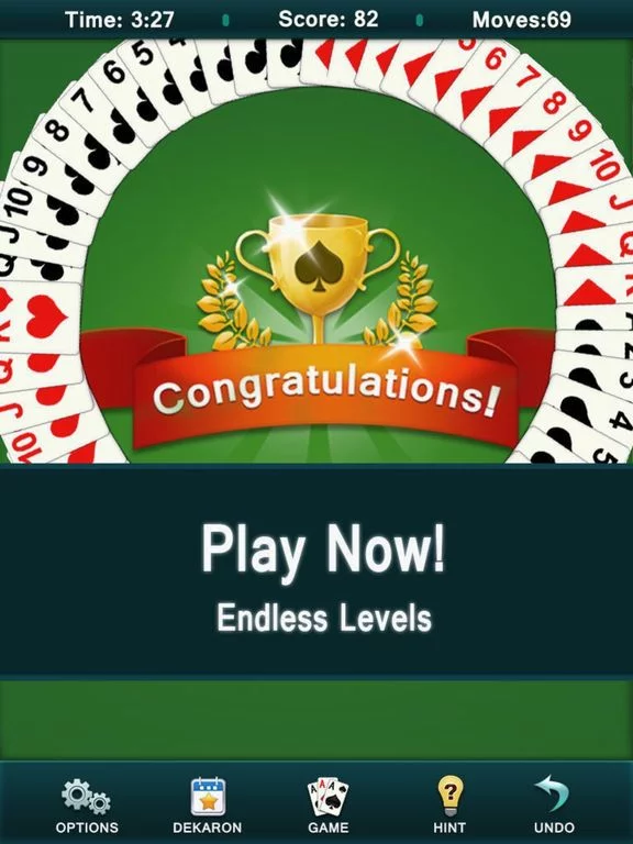 Изображение игры: Solitaire Free - Classic Klondike