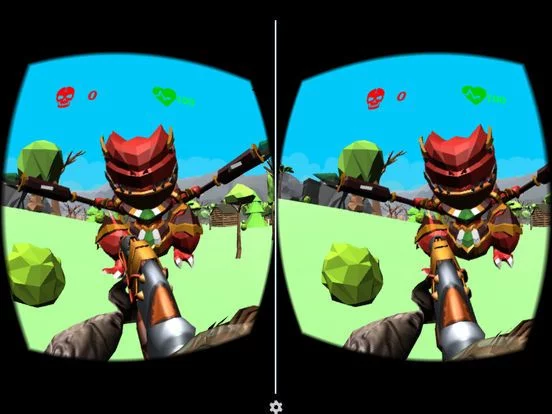 Изображение игры: Dinosaur Battle Virtual Reality - Jurassic VR Game