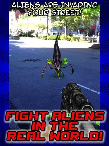 Изображение игры: Aliens Everywhere! Augmented Reality Invaders from Space! FREE