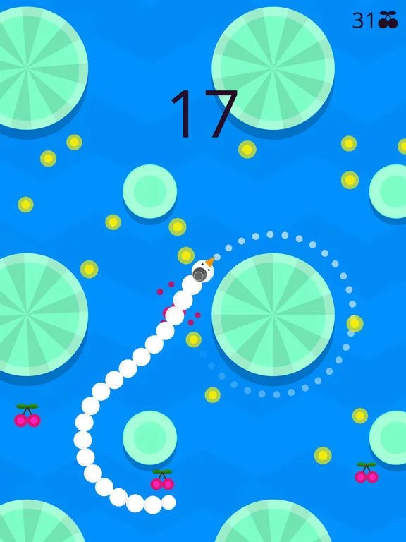 Изображение игры: Radial Snake