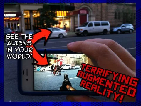 Изображение игры: Aliens Everywhere! Augmented Reality Invaders from Space! FREE