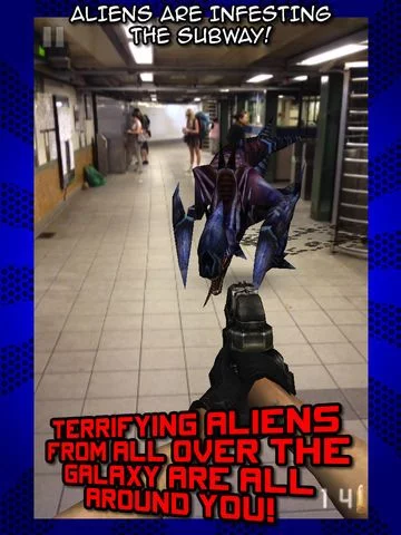 Изображение игры: Aliens Everywhere! Augmented Reality Invaders from Space! FREE