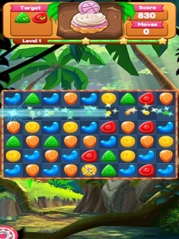 Изображение игры: Monkey match adventure - the super ape story