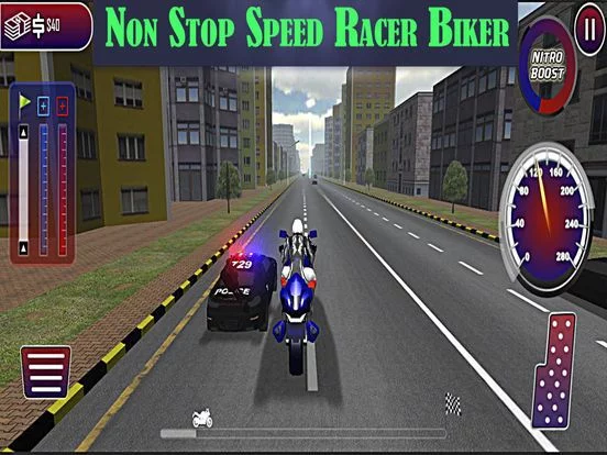 Изображение игры: Motorbike Police Chase: Real Hot Pursuit Rider