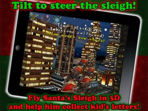Изображение игры: Santa in the City 3D Christmas Game + Countdown FREE